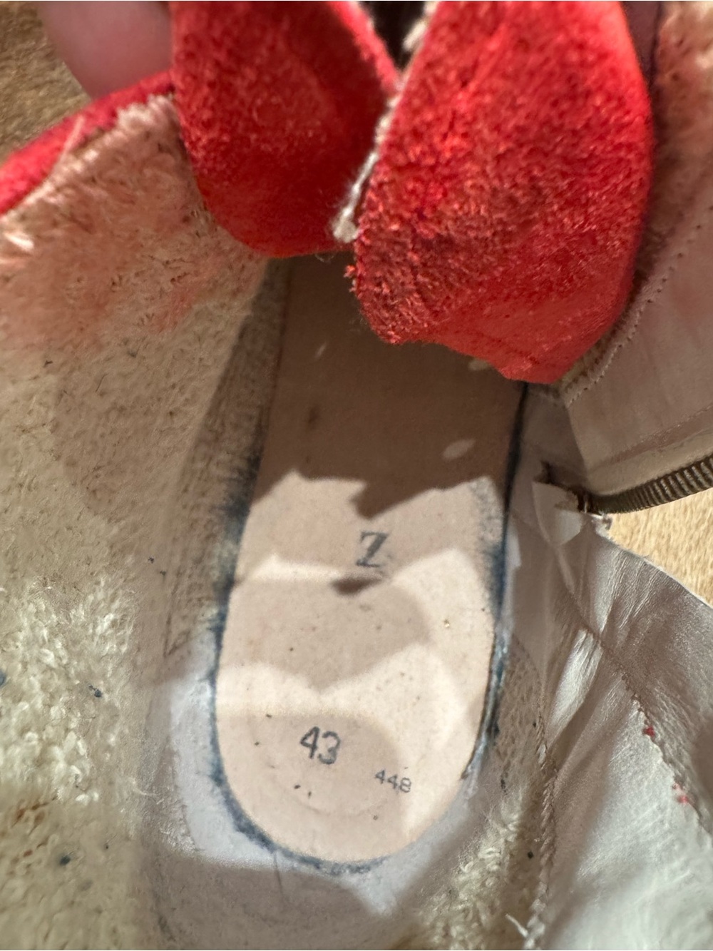 Golden Goose Red Suede High-Top Sneakers with White Star - Picture 6 of 8